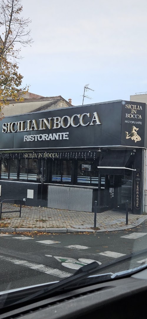 La façade de Sicilia In Bocca boulevard Antoine Gautier